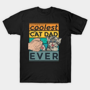 Coolest Cat Dad T-Shirt